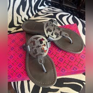 Tory Burch Gray Miller Sandals